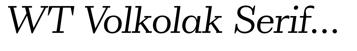 WT Volkolak Serif Text Ultra Light Italic